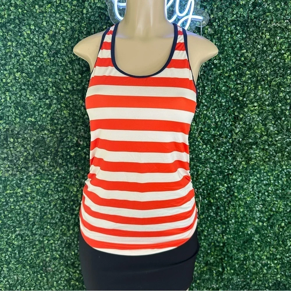 New Balance for J.Crew striped racerback tank top Size S